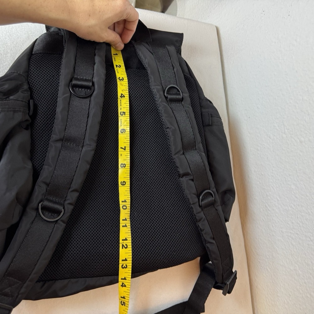 Adidas Stella McCartney Black Backpack Classic Drawstring Athletic Gym Bag - Picture 13 of 16